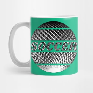 Soccer - silver design Mug